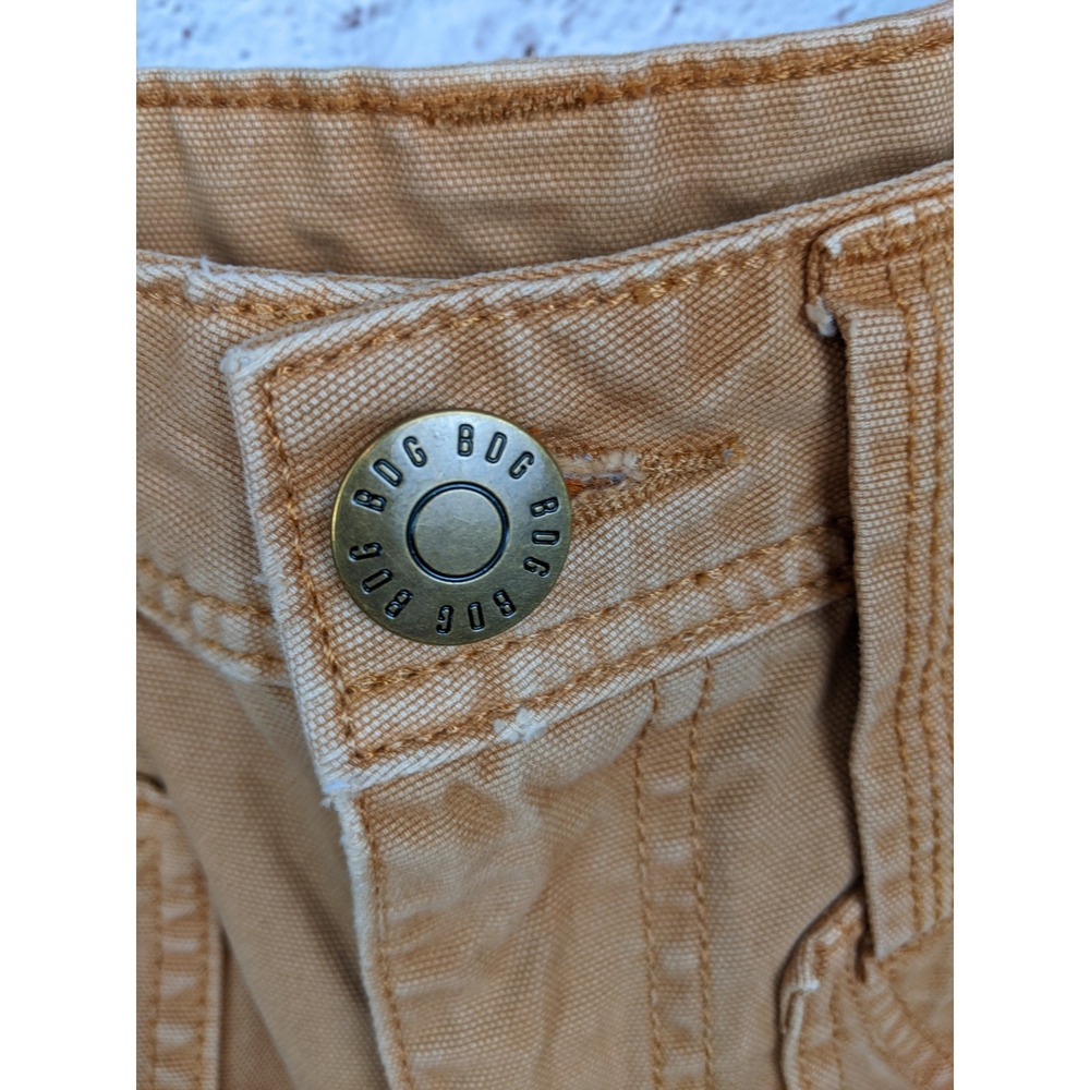 BDG Montana Canvas Wide Leg Utility Pants Brown High Rise Workwear Womens Size 2 - Picture 10 of 15